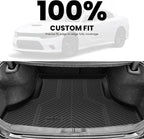 LASFIT Trunk Mat for Dodge Charger 2011-2023, for Chrysler 300 2011-2023, Fit Without Subwoofer, All Weather TPE Custom Fit Car Mats Cargo Liner Cargo Mat, Black