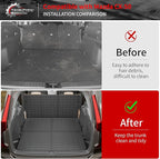 Floor Mats Compatible with 2023 2024 2025 2026 Mazda CX50 Trunk Mat Cargo Liner TPE All Weather Back Seat Cover Protector 2024 CX-50 Accessories (Trunk Mat+Backrest Mats+Floor Mats)