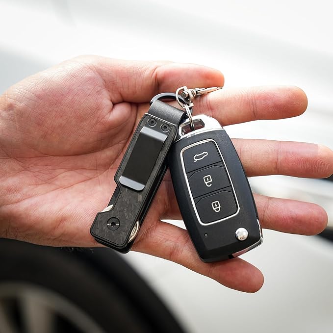 Metallic Key Organizer - Aluminum Key Organizer holder, Minimalist Innovative Keychain.