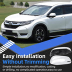 Driver Side Mirror Cover Replacement for Honda CRV 2017 2018 2019 2020 2021 2022 - Left Side Mirror Covers, Rear View Mirror Cap Accessories White, With Lamp