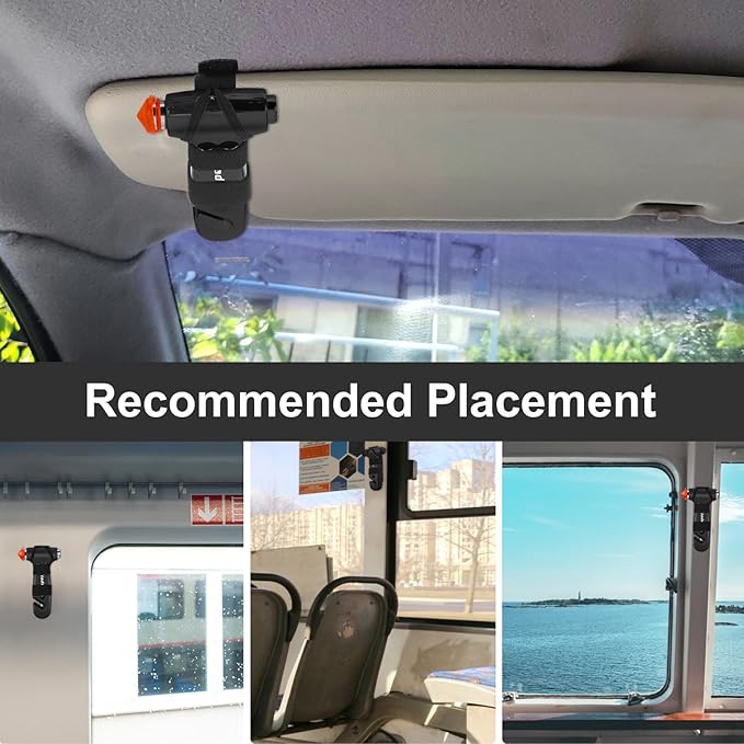 Window Breaker, 3 in 1 Emergency Escape Tool with Car Safety Hammer and Seat Belt Cutter, Safety Emergency Car Escape Tool Gi