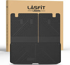 LASFIT Cargo Mat with Backrest Mat for Honda Pilot 2016-2026, Split & One-Piece Foldable Seating TPE Custom Fit Trunk Mat Cargo Liner with Seatback Mat Accessories, Black
