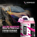 Legendary Gloss Dressing 64oz (Half Gallon) - Tire Shine Spray & Plastic Restorer – Water Based & Non-Greasy Interior/Exterio