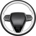 MEWANT Hand Sewn 3D Style Steering Wheel Cover for Toyota Camry 2018-2019/Toyota Avalon 2019/Toyota Corolla 2019-2020/Toyota RAV4 2019 Steering Wheel Accessories