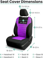 FH Group Automotive Car Seat Covers Front Set Premium 3D Air Mesh Front Seat Covers, Airbag Compatible Universal Fit Interior