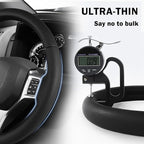 Steering Wheel Cover for Ram 1500, Car Steering Wheel Cover for Dodge Ram 1500 (2012-2018) 1500 Classic(2019-2023) 2500(2012-2018) 3500(2012-2018) 5500(2012-2018), Perforated Black