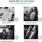 Cute Car Seat Covers Full Set, Universal Fit for Most Cars SUV Pick-up Truck Sedan, Fit for Tesla, Car Accessories for Women 