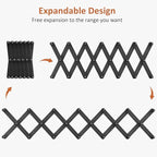 Accordion Wall Hanger, Hat Rack for Wall with 20 Coat Hooks, Expandable Hat Hangers Organizer, Vintage Decorative Coat Rack W
