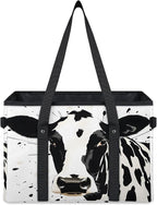 Reusable Grocery Bag Foldable Shopping Tote Bag with Handles Reusable Shopping Bags Large Kitchen Grocery Bags