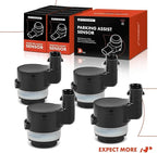 A-Premium 4-PC Reverse Backup Parking Assist Sensor Compatible with Select Ram, Jeep & Dodge Models - 1500/2500/3500 2019-202