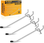 ELEAD 55-Piece 4 Inch Pegboard Hooks, Heavy Duty Peg Board Organizer Accessories, Peg Board Tool Hangers Fit for 1/4" and 1/8