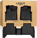 LASFIT Floor Mats for Toyota Tacoma 2008-2011 Double Cab Auto Tran, Custom Fit All Weather Protection Durable TPE Floor Liners for 2008-2011 Tacoma Accessories Front & Rear 2 Row Row Car Mats, Black