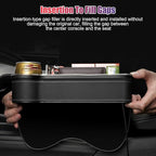 2PCS LED Car Seat Gaps Filler Organizer,Front Seat Gaps Filler, Car Seat Organizer with Ambient Light, USB Charger for Multifunction Storage Box for Holding Phone, Sunglasses