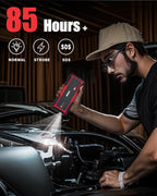 GOOLOO Upgraded GP3000 Jump Starter 3000A Peak Car Starter (Up to 9L Gas or 7L Diesel Engine) 12V Jump Box Auto Lithium