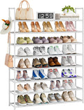 OYREL 8 Tier Shoe Rack Organizer Large Shoe Storage Rack for Closet Entryway Shoe Holder Space Saving Shoe Shelf Shoe Stand T