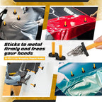 16 Pcs Yellow Car Vinyl Wrap Magnets Holder Tool Kits for Car Wrapping and Crafts Sign Making Window Tint Tools Magnets