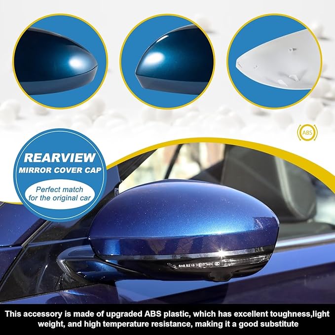 Car Door Side Rearview Mirror Cover Compatible With Nissan Altima 2019 2020 2021 2022 Housing Rearview Mirror Protective Cover Red Right Side