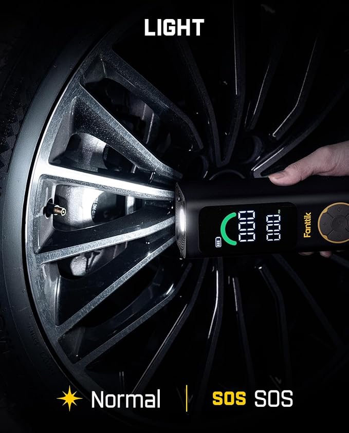 Fanttik X10 Cross Tire Inflator/Blower 2-in-1, Cordless Tire Inflator Portable Air Compressor, 150PSI Air Pump for cars and bikes, with Light and Power Bank, Deflate for Air Mattresses, Pool Floats