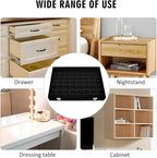 Siveit Velvet Jewelry Tray 48 Grid Jewelry Display Tray Organizer Box with Transparent Lid Rings Earrings Necklaces Pendants 