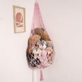 Amdermi Stuffed Animal Hammock Corner Hanging Net for Stuff Animal Storage Macrame Toy Display Plush Toy Holder-Perfect for T