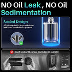 Smart Car Air Freshener, Car Air Freshener Diffuser with 100ml Perfume, Long Lasting Lasts 6 Months, RGB Music Syncing Light,