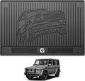 3W Cargo Liner Fit for 2019-2025 2026 Mercedes-Benz G Class G500/G550/G580/AMG G63 SUV TPE All Weather Custom Fit Trunk Mat, Black