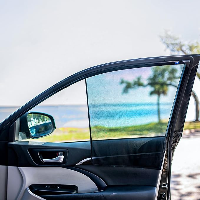 Magnetic Car Side Window Sun Shade Car Window Shade for Driver Side Small Size Fit SUVs and Compact Cars Highlander Corolla CRV RAV4 Silverado Tacoma