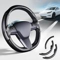 Steering Wheel Cover for Tesla Model 3(2017-2023) Model Y(2020-2024), Steering Wheel Accessories for Tesla Model 3/ Y