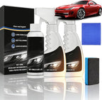 Headlight Cleaner, Headlight Restoration Kit, 2026 New Automotive Headlamp Restoration Fluid Kit for Superior Gloss & Protect