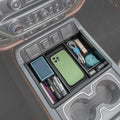 JKCOVER Center Console Organizer Compatible with Chevy Silverado/GMC Sierra 2014 2015 2016 2017 2018 1500/2500/3500HD Accessories Console Compartment Storage Tray -Full Console w/Bucket Seats ONLY