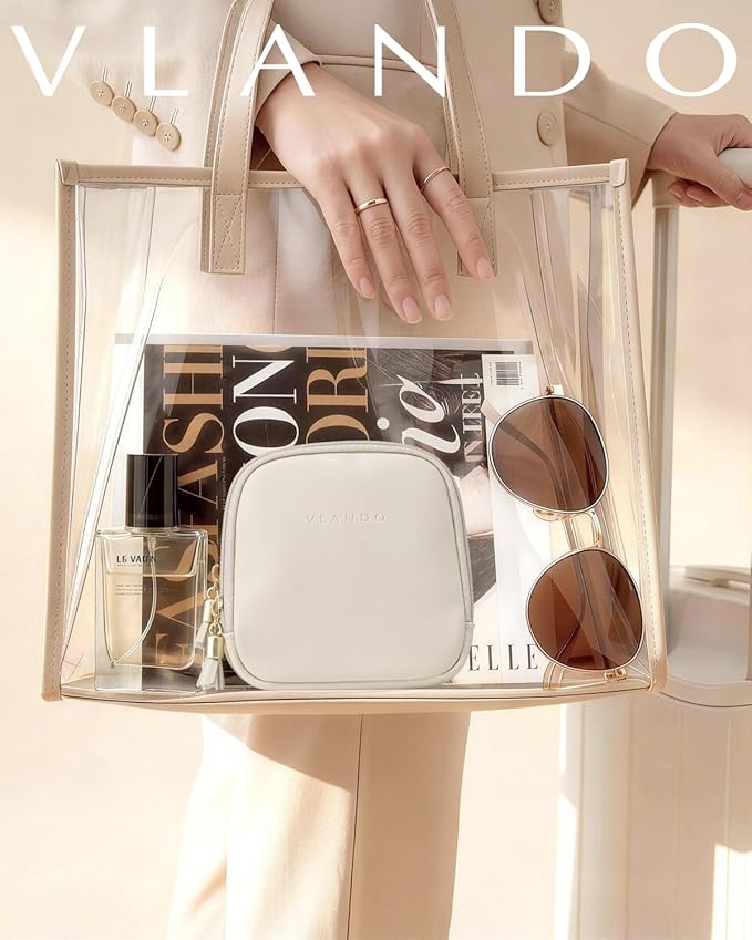 VLANDO Travel Jewelry Case,2-Layer Jewelry Organizer for Travel,Mothers Day Mom Gifts,Multi-Compartment Jewelry Storage for R
