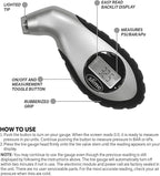 Slime 20017 Tire Pressure Gauge, Digital Gauge, 5-150 PSI