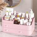 MIUOPUR Makeup Organizer for Vanity, Large Capacity Desk Organizer with Drawers for Cosmetics, Lipsticks, Jewelry, Nail Care,