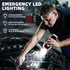 Jump Starter with Air Compressor, 5000A Peak Car Battery Jump Starter(9.0 Gas/8.0L Diesel), 160PSI 12V Jump Box Car Battery