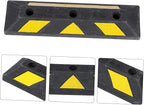Mikinona Car Parking Stopper for Garage Heavy-Duty Tire Block for Trucks Trailers and Buses Easy to Install Lightweight for Indoor and Outdoor Use Garage Parking Aid