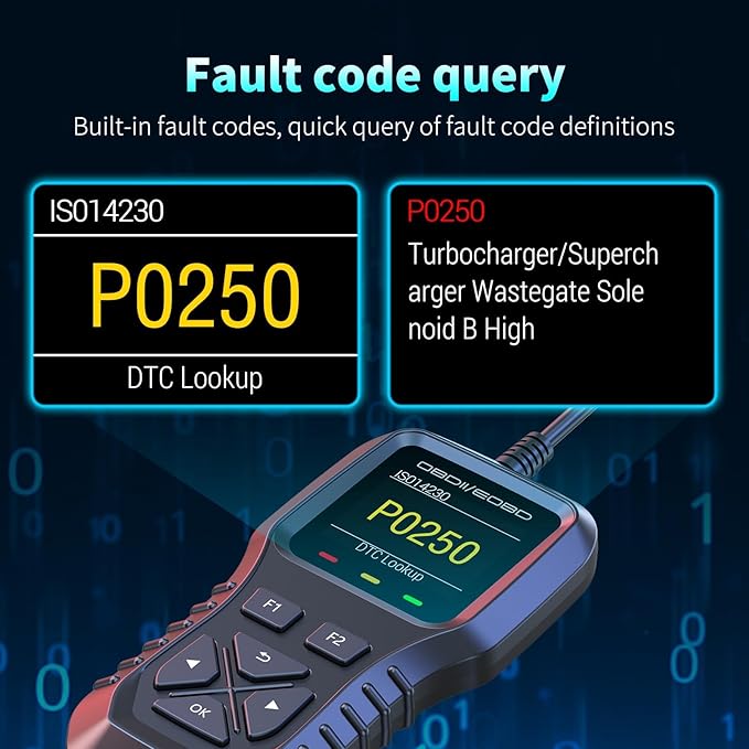 K1 obd2 Scanner,obd2 Scanner Diagnostic Tool,Car Code Reader for Check Engine Light, Real-Live Data, Freeze Frame with Colour