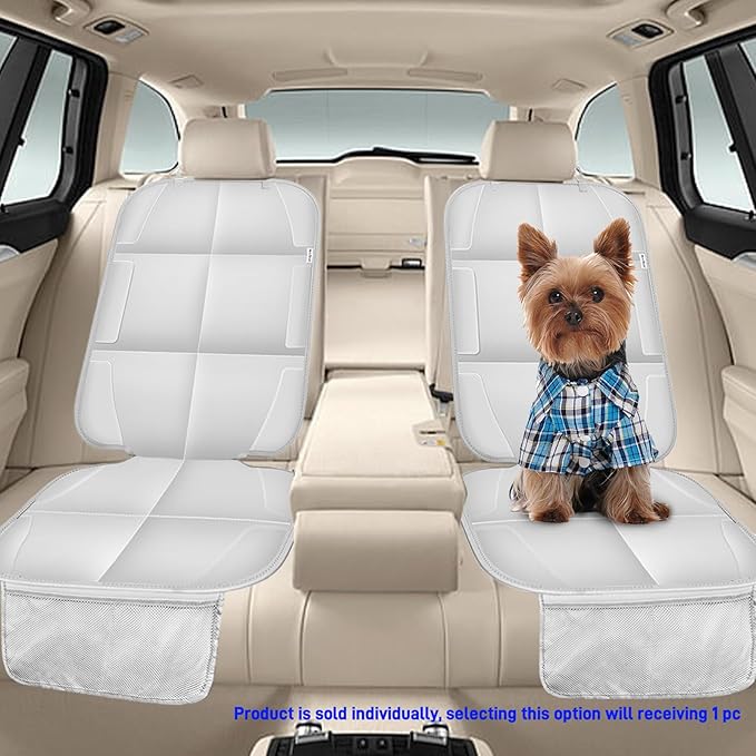 Meolsaek Car Seat Protector for Child Car Seat, Durable 600D Fabric Waterproof Car Seat Cover with Thick Pad Non-Slip Backing