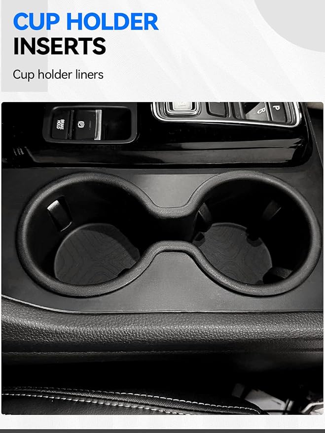 ELECFRESH 4PCS Center Console Organizer Tray for 2023-2026 Honda Pilot 2024-2026 Honda Ridgeline&Passport Accessories, Armrest Storage Box and Divider, Hidden Storage Box and Cup Holder