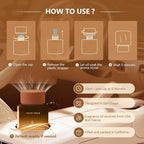 Car Air Freshener 50ML (1.7 FL OZ) Car Air Fresheners Fragrance - Amber Vanilla Fragrance Oil Air Diffuser for Car, 180+ days