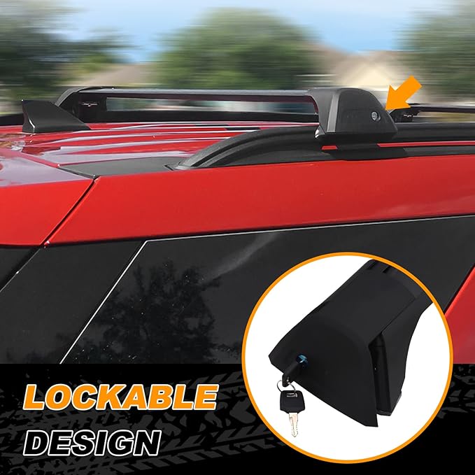 Snailfly 220lb Roof Rack Cross Bars Customized Fit for 2020-2025 2026 Ford Explorer, Adjustable Aluminum CrossBars with Lock, Rooftop Luggage Cargo Carrier Accessories for Kayak Bike