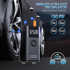 Jump Starter with Air Compressor LERTIN 2500A 150PSI Portable Car Battery Jump Starter Pack 12V Jump Box with USB Fast