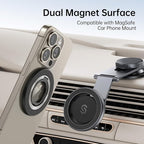 SYNCWIRE Magnetic Phone Ring Holder for MagSafe [2 Pack] - Magnet Cell Phone Grip Stand Finger Ring Kickstand Two-Sided Magnetic Compatible with iPhone 17 Pro Max 16 15 14 13 12 MagSafe Accessories