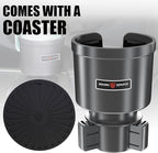 Upgraded Car Cup Holder Expander Adapter with Offset Adjustable Base, Compatible with Yeti 14/24/36/46oz Ramblers, Hydro Flas