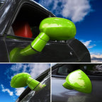 Voodonala for Challenger Rearview Mirror Cover Side Mirror Trim Shell Cover Decoration Trim for 2009-2024+Dodge Challenger Exterior Accessories ASB Green, 10pcs