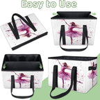 Reusable Grocery Bag, Foldable Large Shopping Tote Bag for Groceries Kitchen Picnic Car Trunk