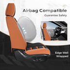 Coverado Car Seat Covers Full Set, Seat Covers for Cars, Front Seat Covers and Back Seat Cover Waterproof Leather Automotive 