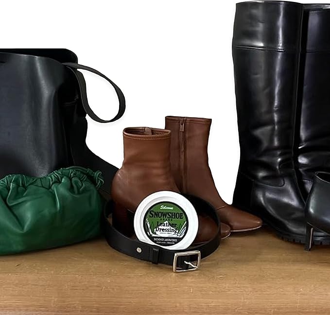 Snowshoe Leather Conditioner, Made in USA Since 1927 - Protect, Condition, Restore & Waterproof - Leather Conditioner for Fur