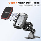 APPS2Car Magnetic Phone Holder for Car, Dashboard Magnetic Car Mount, 360° Rotation Magnet Phone Mount with Strong VHB Adhesive, for All Cell Phones