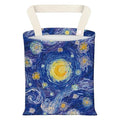 Car Garbage Can, Seat Back Hanging Cute Car Trash Can Bag, Car Organizer and Storage Bag for Travelling, Outdoor Cute Blue Starry Night