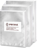 Potane Vacuum Sealer Bags, Precut 150 Gallon 11x16, Quart 8x12, Pint 6x10, Smell-Proof, Puncture Prevention and Heavy duty. C
